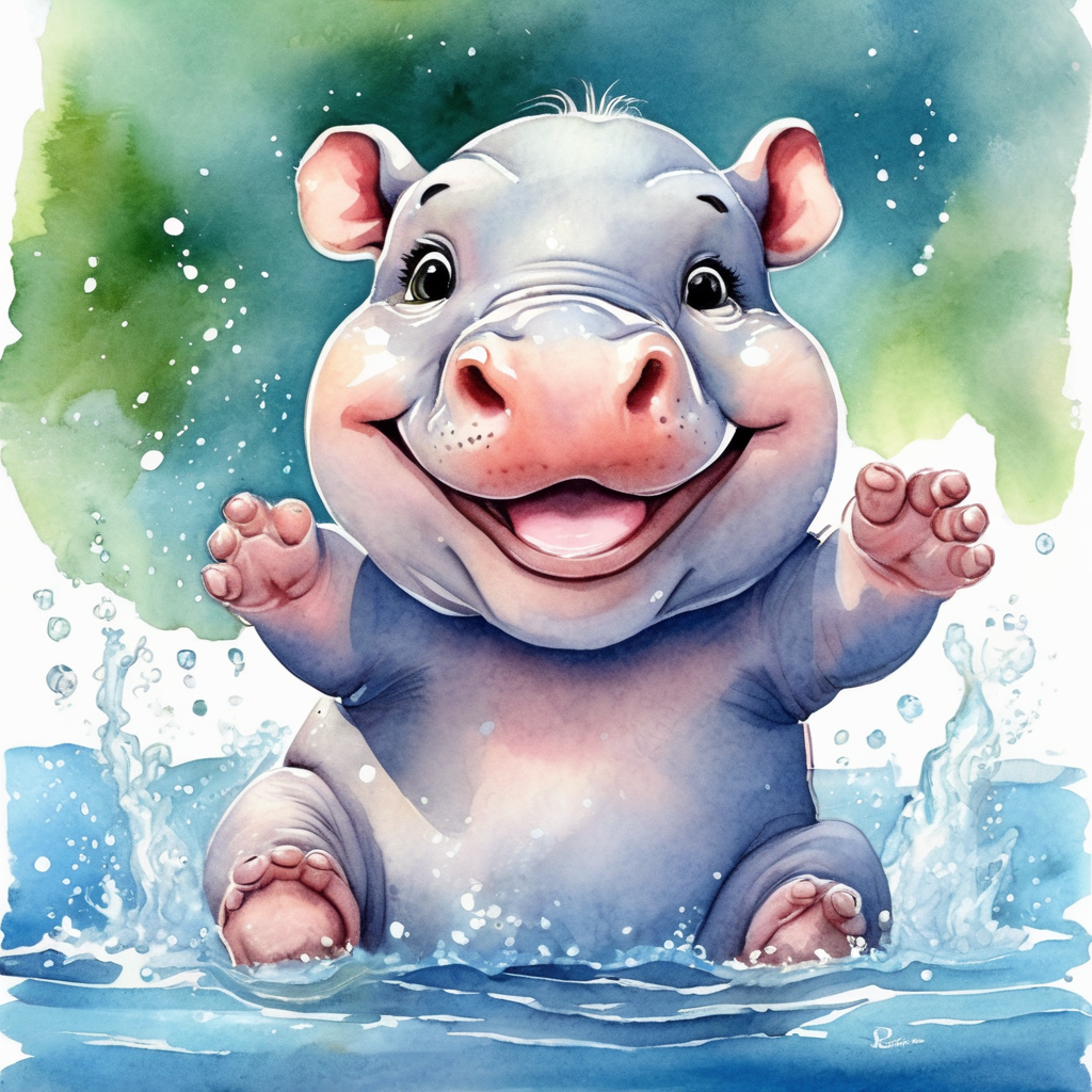 Story illustration: Hoppy's Splashy Dance Party!