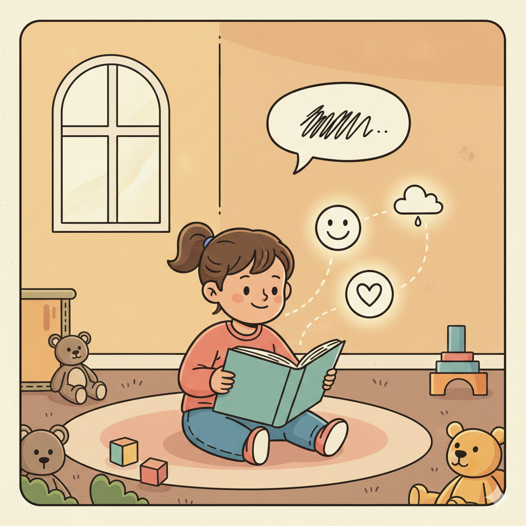 Cover image for: Emotion Words for Toddlers (via stories)