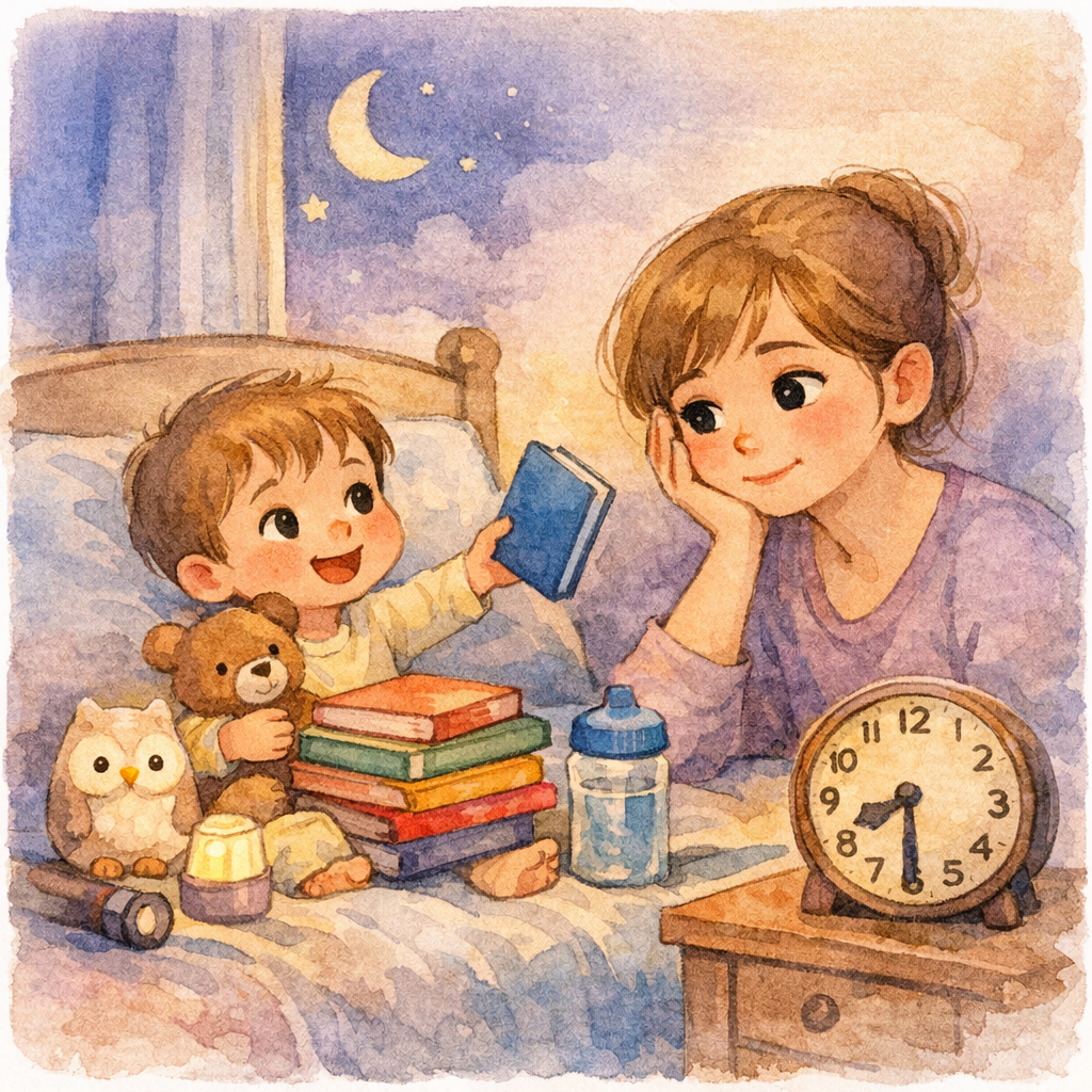 Cover image for: How do I handle bedtime stall tactics like ‘one more story’?