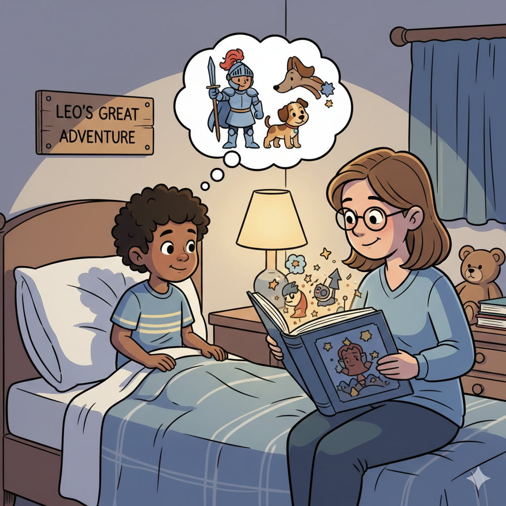 Cover image for: Personalized Bedtime Stories: Why Kids Pay More Attention (and How to Do It Simply)